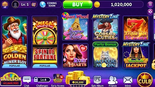 SlotClub Screenshot 1